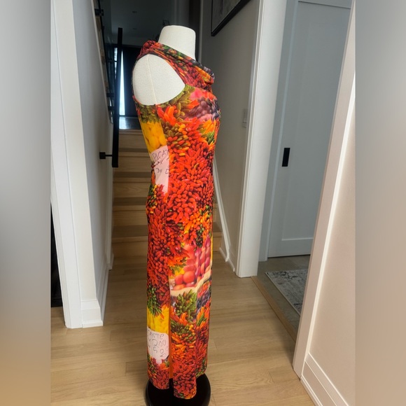 Zara Picante Bodycone Mesh Off-Shoulder Dress M - Picture 2 of 5